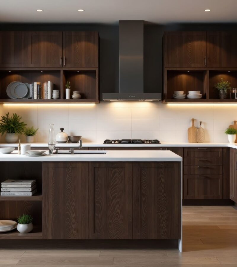 painted or stained cabinets